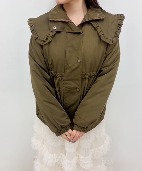 frunco コート アウター 「ZOZOTOWN限定」襟付きガーリーミリタリー