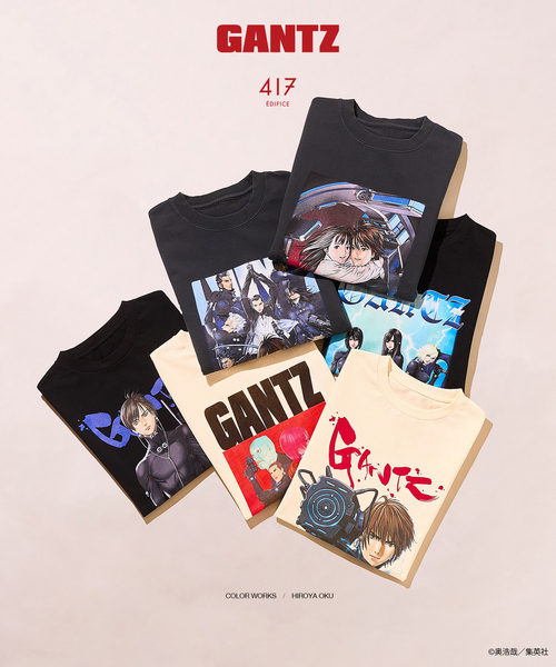 417 EDIFICE（フォーワンセブンエディフィス） tシャツ 「追加」GANTZ