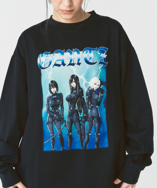 ガンツEDIFICE　コラボ　ロンT 417 EDIFICE（フォーワンセブンエディフィス） tシャツ 「追加」GANTZ