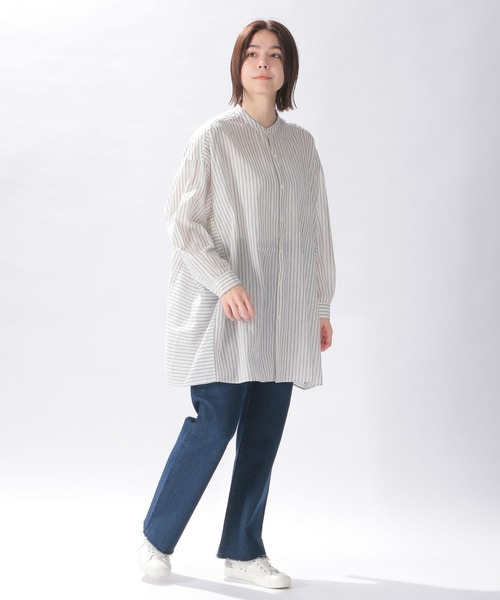 「niko and...」 長袖ワンピース FREE ホワイト レディース_画像8