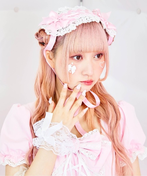 ヘッドドレス ブルー（色：ピンク系）のおすすめ人気商品一覧 通販