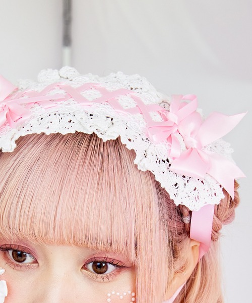 BODYLINE サテンリボンレースアップヘッドドレス : ZOZOTOWN Yahoo!店