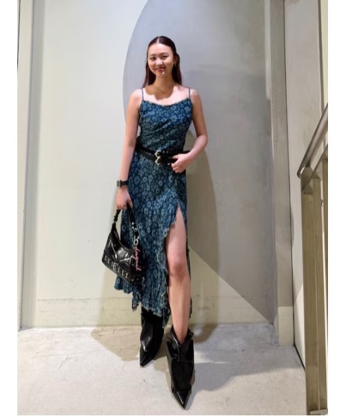 未使用　デシグアル  チュニック ワンピ Desigual（デシグアル） ワンピース フローラルシャツワンピース 結婚