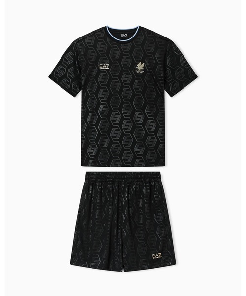 ジャージ 「オンライン限定」「エンポリオ アルマーニ EA7」Soccer ジャージーTシャツ＆ショートパンツセット メンズの画像
