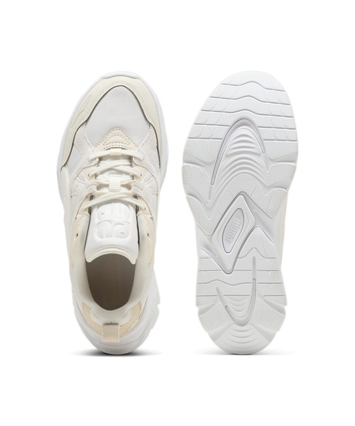 「PUMA」 ローカットスニーカー 22.0cm オフホワイト レディース_画像8