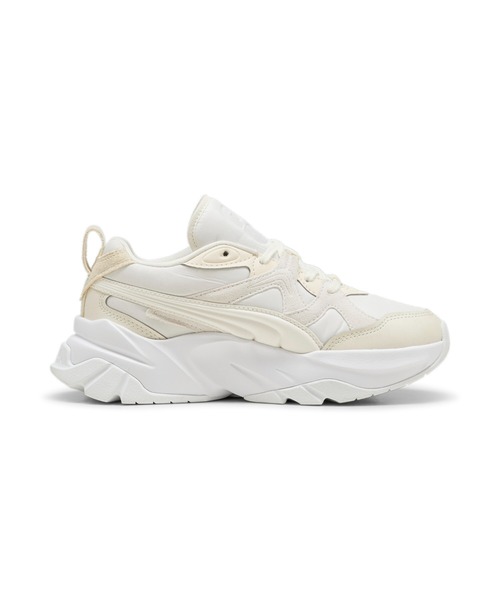 「PUMA」 ローカットスニーカー 22.0cm オフホワイト レディース_画像9
