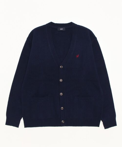 SHIPS（シップス） ニットカーディガン SMALL ネイビー メンズ 
