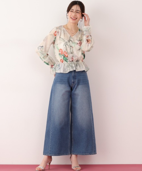 PINKY&amp;DIANNE ピンキー&amp;ダイアン　ボタニカルラインブラウス jw9083-02_1.jpg
