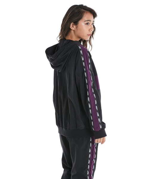 「ROXY」 ナイロンブルゾン LARGE ブラック レディース_画像3