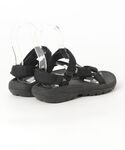 「Teva」 フラットサンダル 23cm ブラ...の詳細画像1