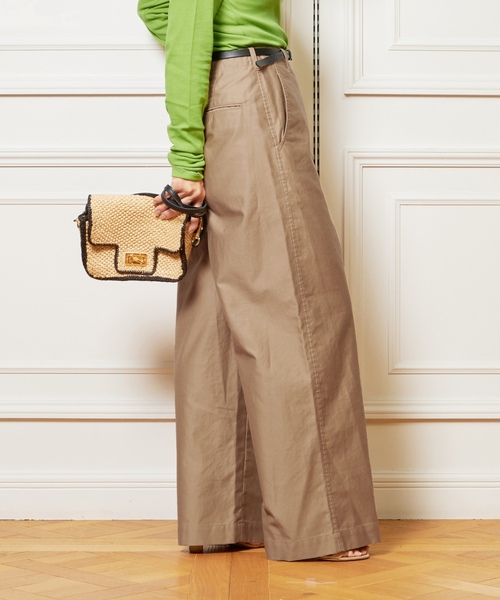 「IENA LA BOUCLE」 チノパンツ 36 ベージュ レディース_画像4