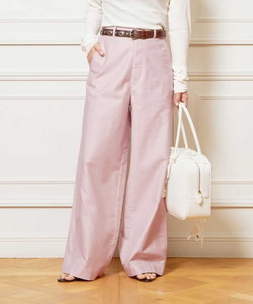 「IENA LA BOUCLE」 チノパンツ 36 ベージュ レディース_画像8