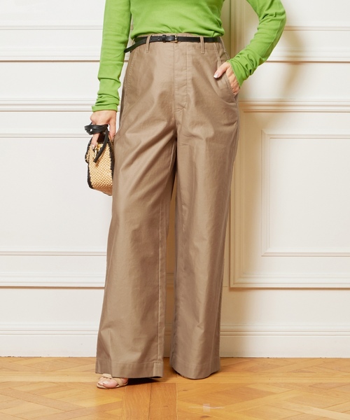 「IENA LA BOUCLE」 チノパンツ 36 ベージュ レディース_画像10
