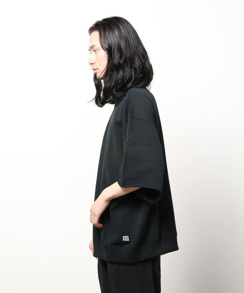 「info. BEAUTY&YOUTH」 「russell athletic」スウェットカットソー S グレー メンズ_画像3