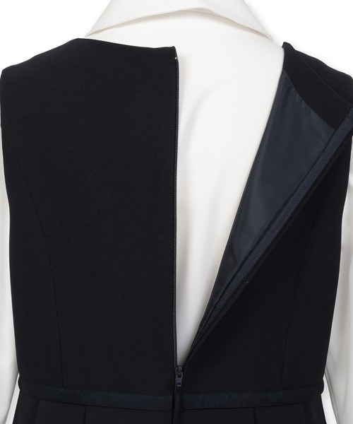 「CHOPIN」 コンビワンピース 150cm ネイビー レディース_画像9