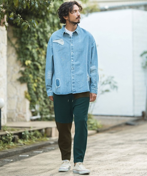 「CAMBIO」 スウェットパンツ L スミクロ メンズ_画像5