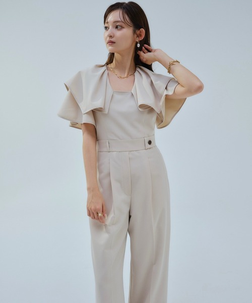 ORGUE（オルグ） オールインワン Frill collar all-in-one/フリル