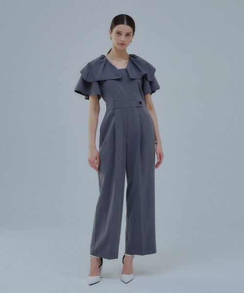ORGUE（オルグ） オールインワン Frill collar all-in-one/フリル
