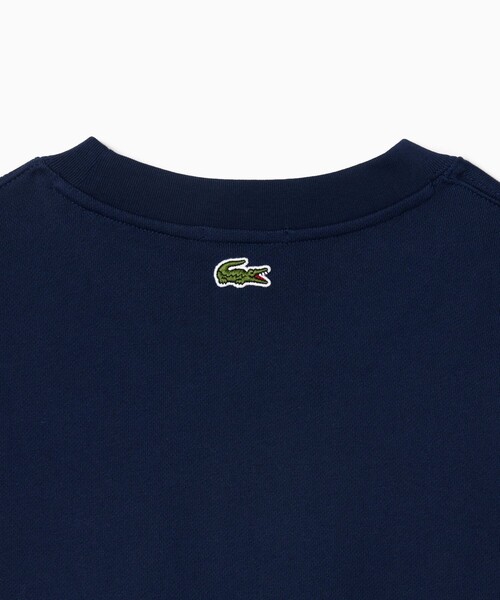 「LACOSTE」 スウェットカットソー S ダークネイビー メンズ_画像5
