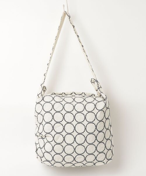 ★ミナペルホネン コロンとしたショルダーバッグMB603-113 mina perhonen（ミナペルホネン） tambourine 刺繍ショルダーバッグ