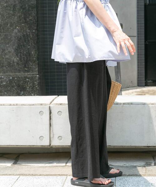 「ITEMS URBANRESEARCH」 イージーパンツ SMALL ホワイト系その他 レディース_画像3