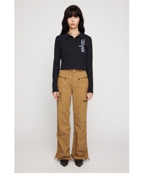 「LAGUA GEM」 カーゴパンツ SMALL ピンク レディース_画像4