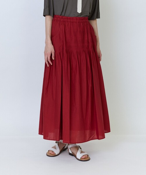 ロング スカート インドコットンキャンブリックスカート | LOISIR