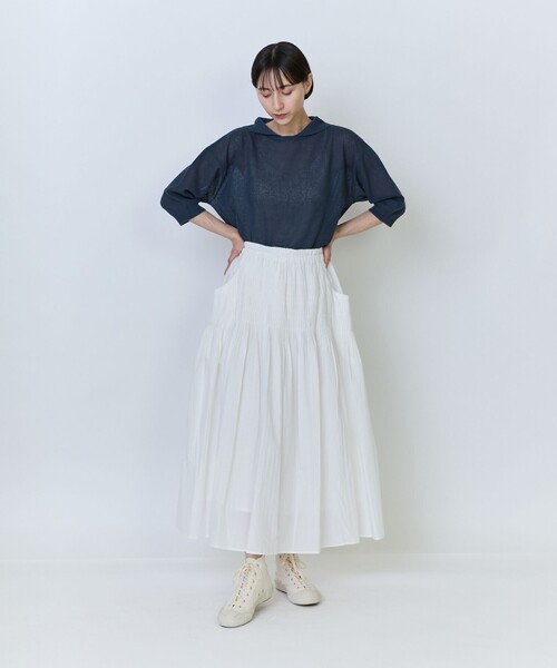 ロング スカート インドコットンキャンブリックスカート | LOISIR | 04