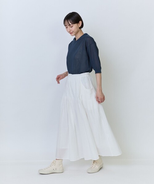 ロング スカート インドコットンキャンブリックスカート | LOISIR | 05