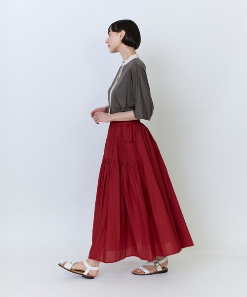 ロング スカート インドコットンキャンブリックスカート | LOISIR | 09