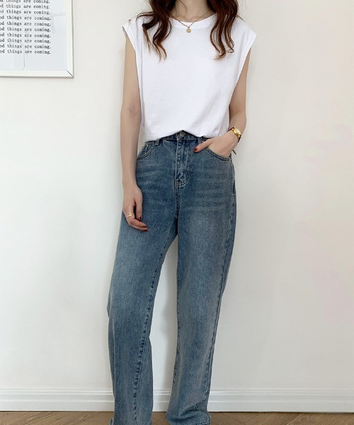 MELT tシャツ フレンチスリーブノースリーブT レディース : ZOZOTOWN
