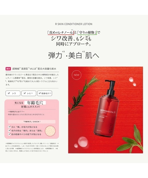 DERMANISTA by unlabel 化粧水 unlabel 薬用Rスキンコンディショナー
