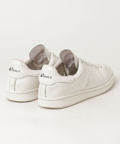 「London Shoe Make」 ローカットスニーカー 26cm ホワイト メンズ_画像2