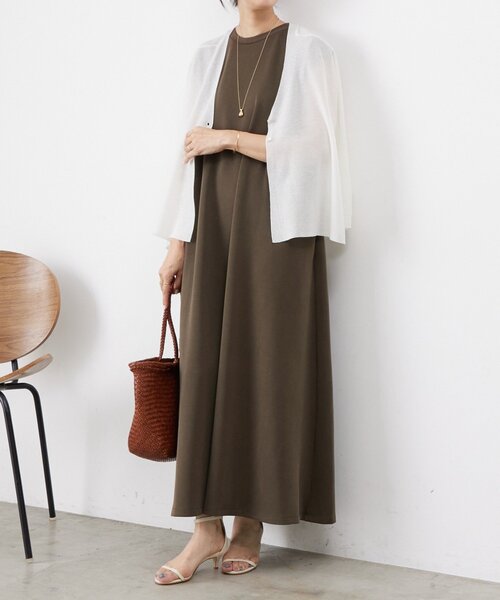 BEARDSLEY（ビアズリー） ワンピース 半袖 フィブリルカットワンピ