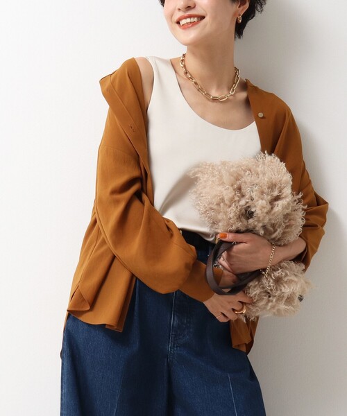 「NOLLEY'S」 ノースリーブブラウス 36 ベージュ レディース_画像2