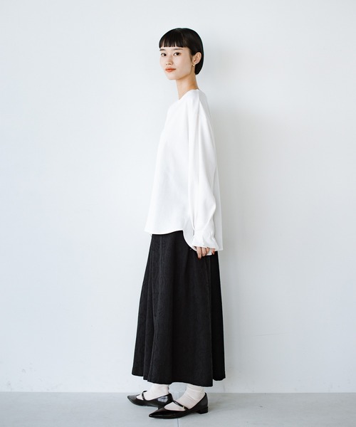 「ANNA LUNA」 長袖カットソー MEDIUM ネイビー レディース_画像9