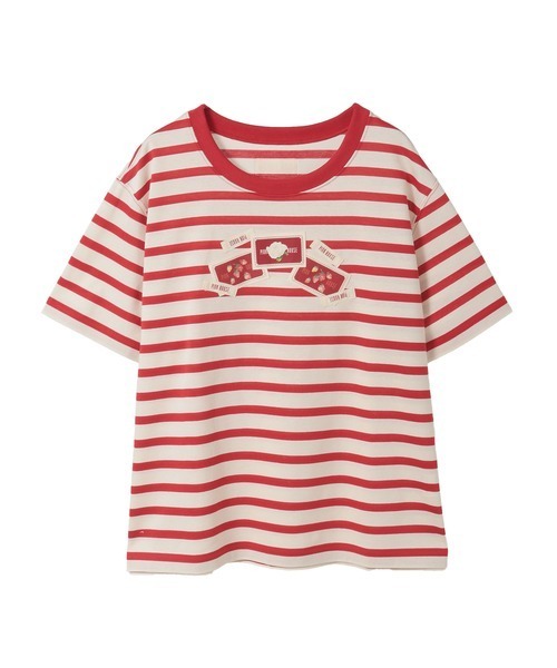 PINK HOUSE（ピンクハウス） tシャツ 半袖 ネームワッペンいっぱい