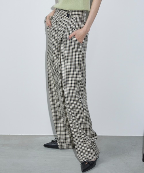 「THE YOn」 スラックス S ベージュ レディース_画像5