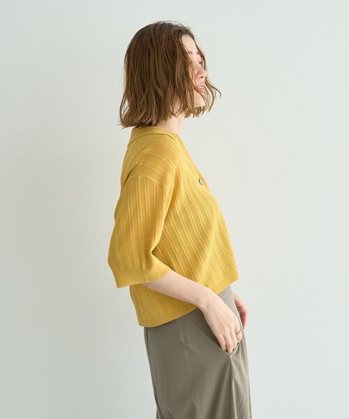 「YECCA VECCA」 ニットカーディガン FREE ブラック レディース_画像3