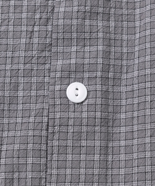 「HINSON」 長袖シャツ MEDIUM グレー メンズ_画像6