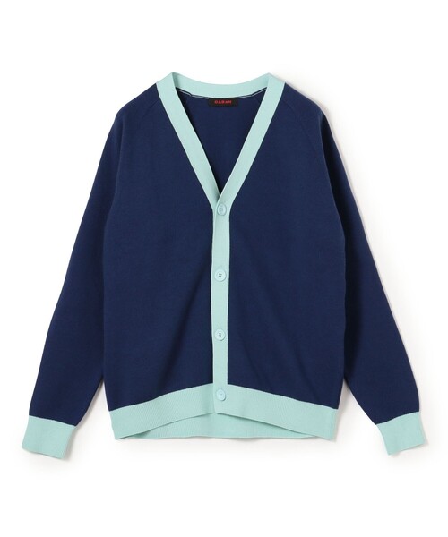 「CABaN」 ニットカーディガン L グリーン メンズ_画像5