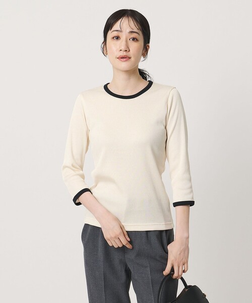 UNITED ARROWS（ユナイテッドアローズ） tシャツ 7分袖 リブ バイ 