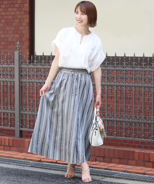【関税込み】BEC + BRIDGE ロングスカート ElegChic スカート ストライプロングスカート : ZOZOTOWN Yahoo