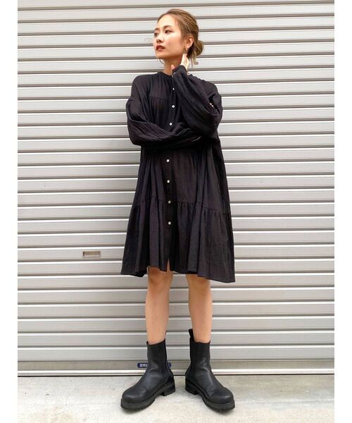 ワンピース 新作多数 Web限定 ティアードミニワンピ ス