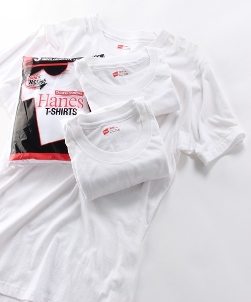 USA製 HANES 赤タグ パックT 未使用 丸胴 80s 90s ヘインズ HANES t