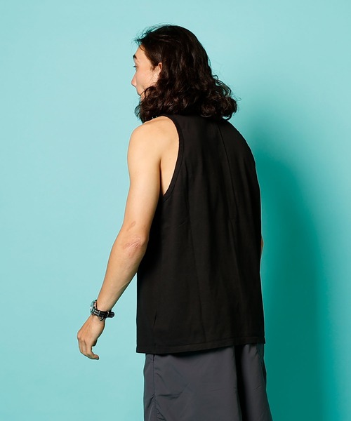 エドワード・カミング EDWARD CUMING 22SS VISCOSE TANK TOP ペチコート付き タンクトップ カーキ サイズ：3 EDWARD CUMING(エドワード・カミング) 22SSVISCOSE TANK TOP