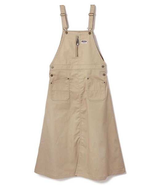 Schott ショット ジャンパースカート オーバーオールスカート ベージュ Schott N.Y.C スカート 「直営店限定」Women's/Schott/ショット