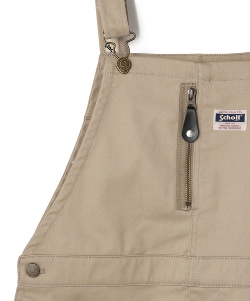 Schott ショット ジャンパースカート オーバーオールスカート ベージュ Schott N.Y.C スカート 「直営店限定」Women's/Schott/ショット