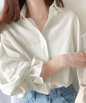 ブラウス シャツ 大人にアップデート。綿100...の詳細画像4