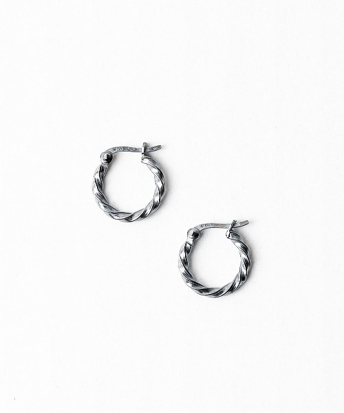 silver925 ピアス ピアス SILVER925 18mmフープピアス レディース メンズ